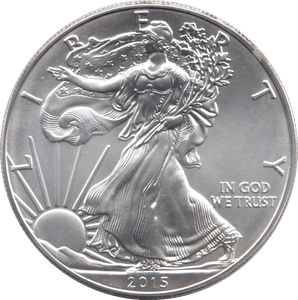 2015 AMERICAN EAGLE SILVER DOLLAR 1 OZ FINE SILVER - WORLD COINS - Cambridgeshire Coins