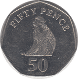 2015 BARBARY MONKEY 50P GIBRALTAR - WORLD COINS - Cambridgeshire Coins