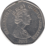2015 BARBARY MONKEY 50P GIBRALTAR - WORLD COINS - Cambridgeshire Coins