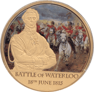 2015 BATTLE OF WATERLOO MEDALLION F182 - MEDALS & MEDALLIONS - Cambridgeshire Coins
