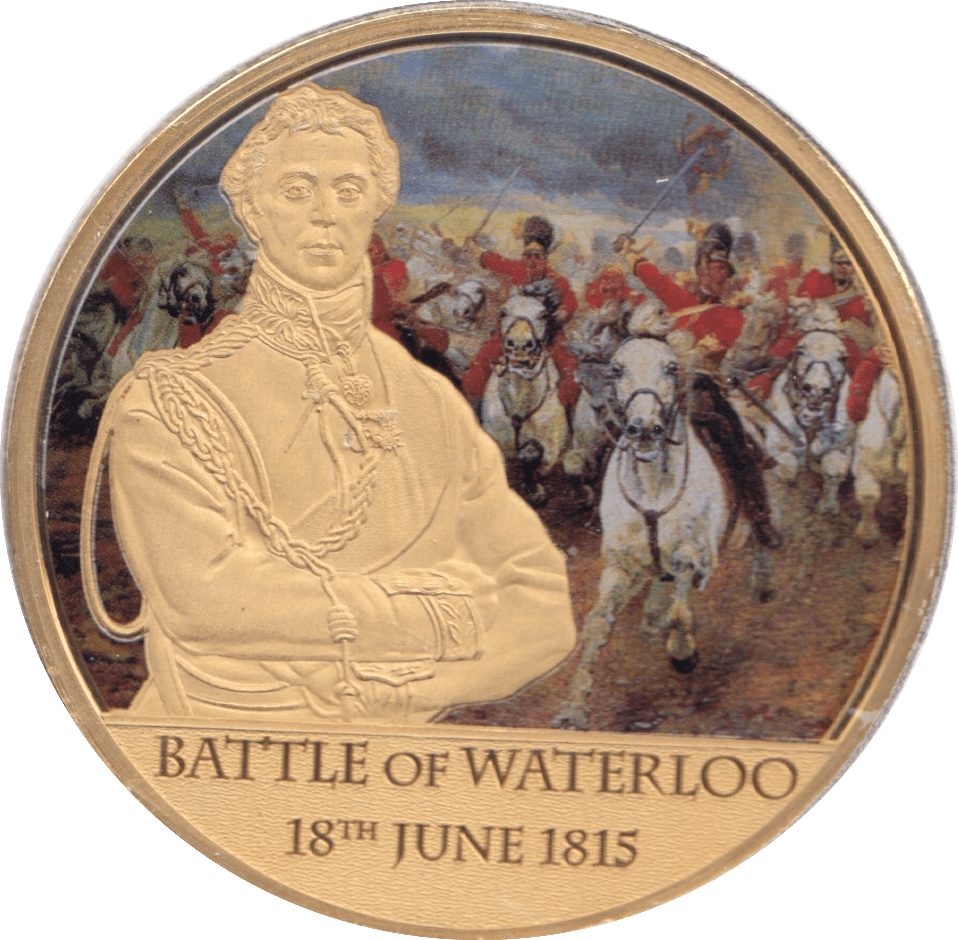 2015 BATTLE OF WATERLOO MEDALLION F182 - MEDALS & MEDALLIONS - Cambridgeshire Coins