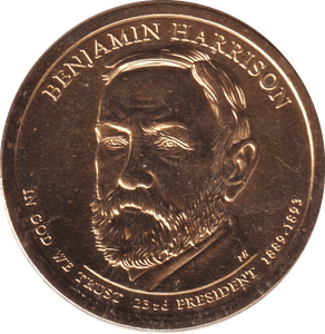 2015 BENJAMIN HARRISON DOLLAR USA - WORLD COINS - Cambridgeshire Coins