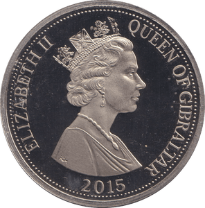 2015 BU ONE CROWN GIBRALTAR - WORLD COINS - Cambridgeshire Coins