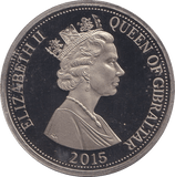 2015 BU ONE CROWN GIBRALTAR - WORLD COINS - Cambridgeshire Coins