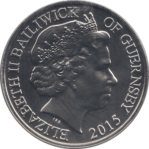 2015 COMMEMORATIVE COIN WAR IS OVER BAILIWICK OF GUERNSEY - WORLD COINS - Cambridgeshire Coins