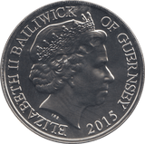 2015 COMMEMORATIVE COIN WAR IS OVER BAILIWICK OF GUERNSEY - WORLD COINS - Cambridgeshire Coins