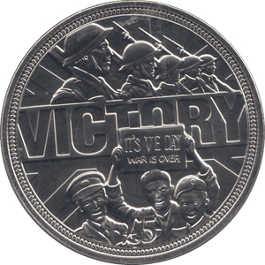 2015 COMMEMORATIVE COIN WAR IS OVER BAILIWICK OF GUERNSEY - WORLD COINS - Cambridgeshire Coins