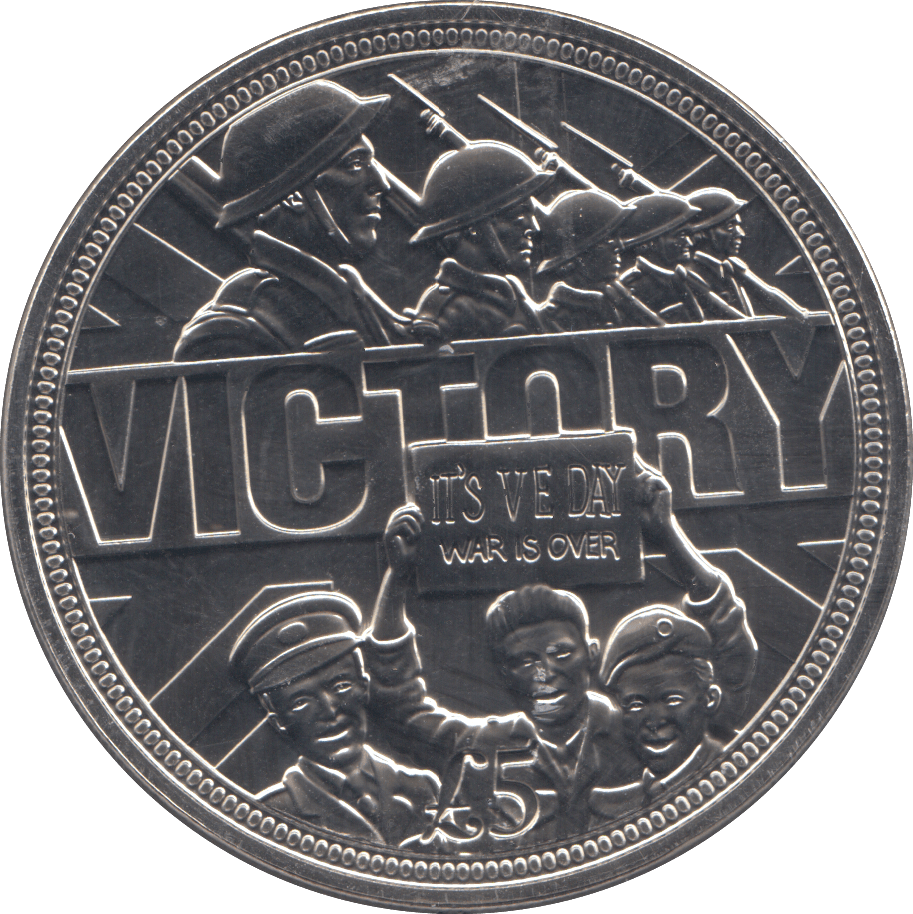 2015 COMMEMORATIVE COIN WAR IS OVER BAILIWICK OF GUERNSEY - WORLD COINS - Cambridgeshire Coins