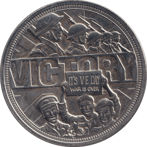 2015 COMMEMORATIVE COIN WAR IS OVER - WORLD COINS - Cambridgeshire Coins