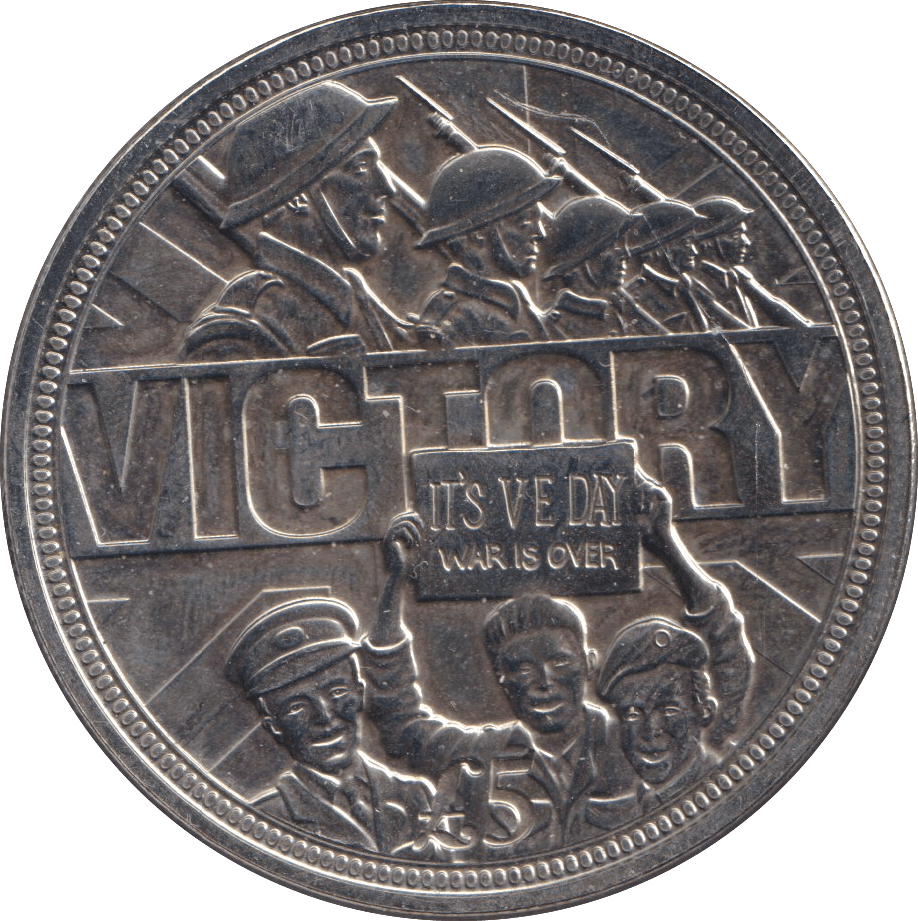 2015 COMMEMORATIVE COIN WAR IS OVER - WORLD COINS - Cambridgeshire Coins