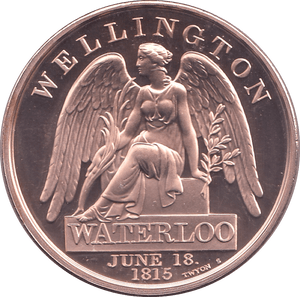 2015 COMMEMORATIVE MEDALLION WATERLOO - MEDALS & MEDALLIONS - Cambridgeshire Coins