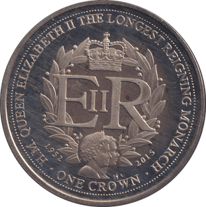 2015 CROWN H.M THE LONGEST REIGNING MONARCH - WORLD COINS - Cambridgeshire Coins