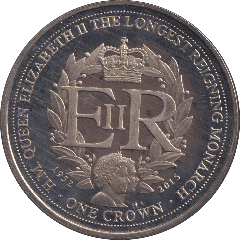 2015 CROWN H.M THE LONGEST REIGNING MONARCH - WORLD COINS - Cambridgeshire Coins