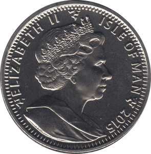 2015 CROWN ISLE OF MAN - WORLD COINS - Cambridgeshire Coins