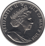 2015 CROWN ISLE OF MAN - WORLD COINS - Cambridgeshire Coins