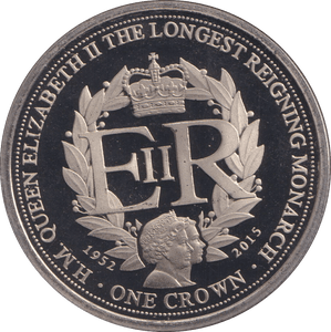 2015 CROWN LONGEST REIGNING MONARCH - WORLD COINS - Cambridgeshire Coins
