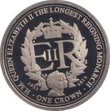 2015 CROWN LONGEST REIGNING MONARCH - WORLD COINS - Cambridgeshire Coins