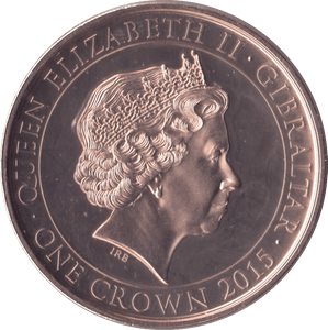2015 CROWN SIR WINSTON CHURCHILL GIBRALTAR - WORLD COINS - Cambridgeshire Coins