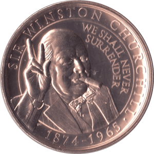 2015 CROWN SIR WINSTON CHURCHILL GIBRALTAR - WORLD COINS - Cambridgeshire Coins