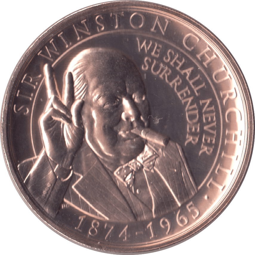 2015 CROWN SIR WINSTON CHURCHILL GIBRALTAR - WORLD COINS - Cambridgeshire Coins