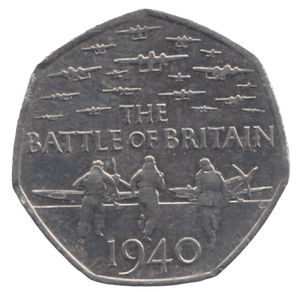 2015 FIFTY PENCE BATTLE OF BRITAIN ( BU ) - 50p BU - Cambridgeshire Coins