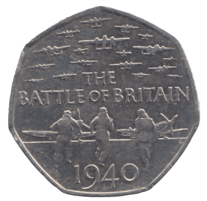 2015 FIFTY PENCE BATTLE OF BRITAIN ( BU ) - 50p BU - Cambridgeshire Coins