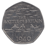 2015 FIFTY PENCE BATTLE OF BRITAIN ( BU ) - 50p BU - Cambridgeshire Coins