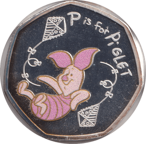 2015 FIFTY PENCE PIGLET DISNEY - WORLD COINS - Cambridgeshire Coins