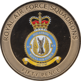 2015 FIFTY PENCE ROYAL AIR FORCE SQUADRONS AIM SURE - WORLD COINS - Cambridgeshire Coins