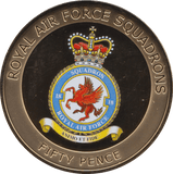 2015 FIFTY PENCE ROYAL AIR FORCE SQUADRONS ANIMO ET FIDE - WORLD COINS - Cambridgeshire Coins