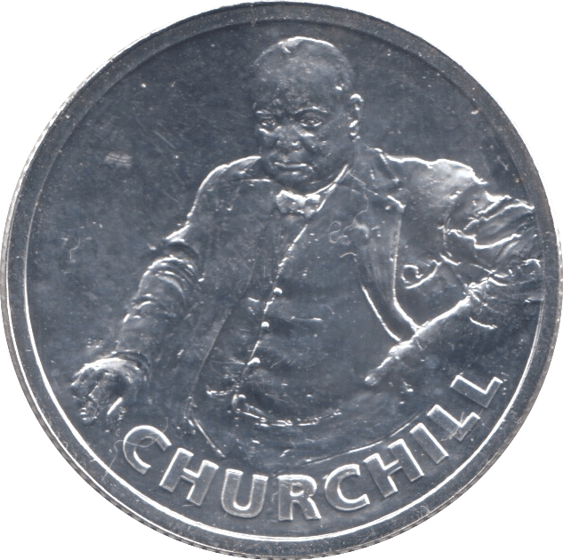 2015 FINE SILVER CHURCHILL COMMEMORATIVE £20 COIN - WORLD COINS - Cambridgeshire Coins