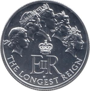 2015 FINE SILVER QUEEN ELIZABETH THE LONGEST REIGN COMMEMORATIVE £20 COIN - SILVER WORLD COINS - Cambridgeshire Coins