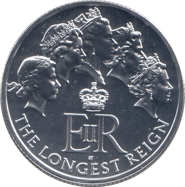 2015 FINE SILVER QUEEN ELIZABETH THE LONGEST REIGN COMMEMORATIVE £20 COIN - SILVER WORLD COINS - Cambridgeshire Coins