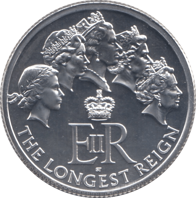 2015 FINE SILVER QUEEN ELIZABETH THE LONGEST REIGN COMMEMORATIVE £20 COIN - SILVER WORLD COINS - Cambridgeshire Coins