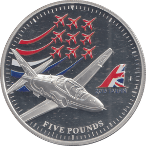 2015 FIVE POUND BAILIWICK OF JERSEY TAILFIN - WORLD COINS - Cambridgeshire Coins