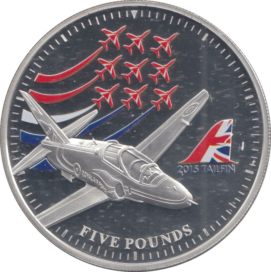 2015 FIVE POUND BAILIWICK OF JERSEY TAILFIN - WORLD COINS - Cambridgeshire Coins
