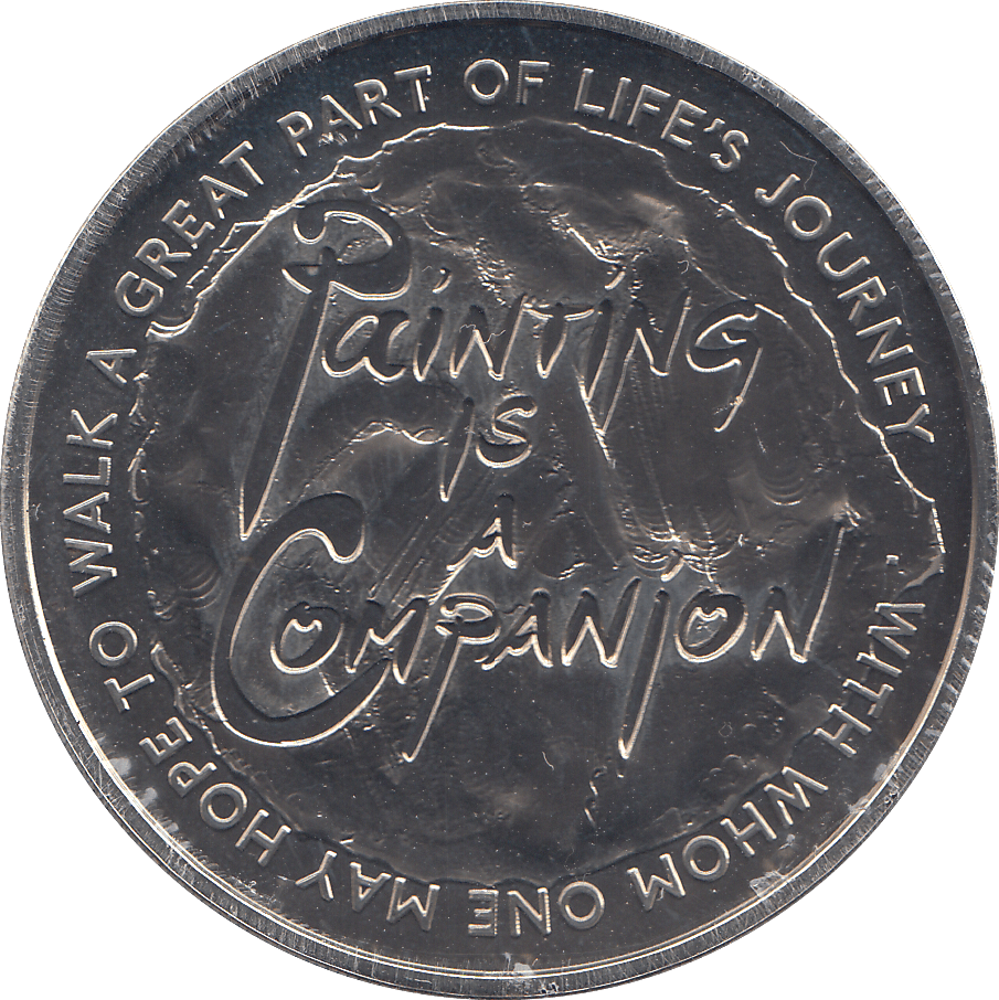 2015 FIVE POUND ( BU ) PAINTING IS A COMPANION - £5 BU - Cambridgeshire Coins