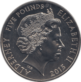 2015 FIVE POUND ( BU ) THE CHARACTER OF THE MAN 5 POUND COIN - £5 BU - Cambridgeshire Coins