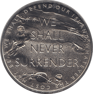 2015 FIVE POUND ( BU ) THE WAR LEADER - £5 BU - Cambridgeshire Coins