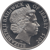 2015 FIVE POUNDS BU BAILIWICK OF JERSEY - WORLD COINS - Cambridgeshire Coins
