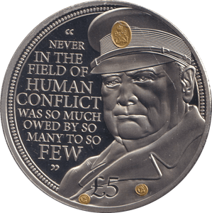 2015 FIVE POUNDS CHURCHILL - WORLD COINS - Cambridgeshire Coins