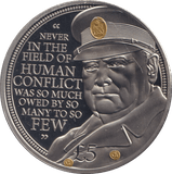 2015 FIVE POUNDS CHURCHILL - WORLD COINS - Cambridgeshire Coins