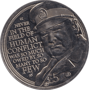 2015 FIVE POUNDS CHURCHILL - WORLD COINS - Cambridgeshire Coins