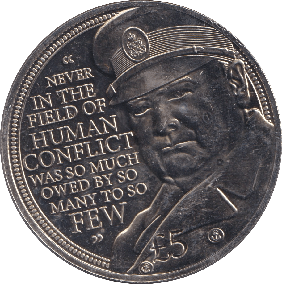 2015 FIVE POUNDS CHURCHILL - WORLD COINS - Cambridgeshire Coins