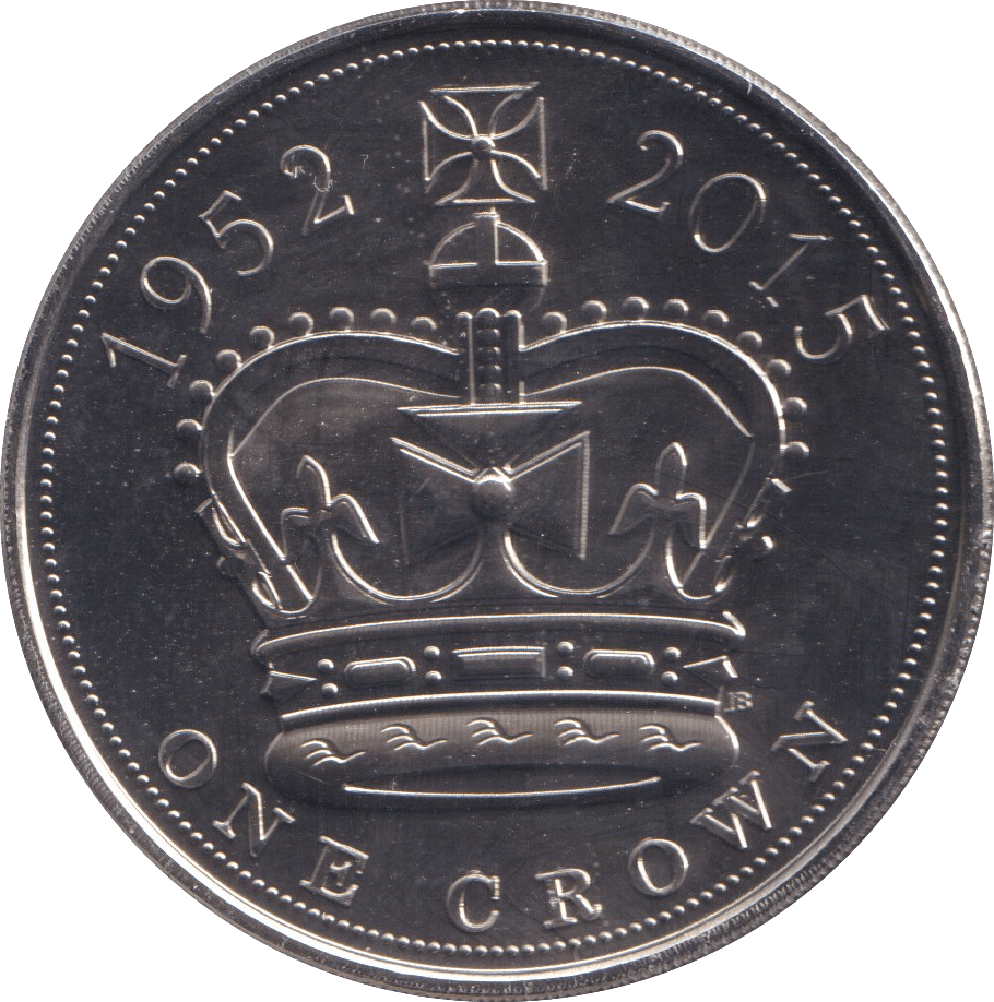 2015 FIVE POUNDS ONE CROWN ( BU ) - SILVER PROOF - Cambridgeshire Coins