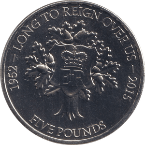 2015 FIVE POUNDS UK BU - WORLD COINS - Cambridgeshire Coins