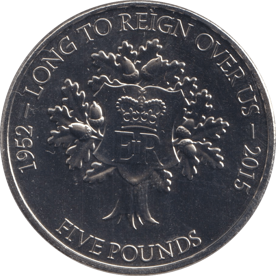 2015 FIVE POUNDS UK BU - WORLD COINS - Cambridgeshire Coins