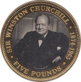 2015 FIVE POUNDS WINSTON CHURCHILL - £5 BU - Cambridgeshire Coins