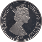 2015 GIBRALTAR LONGEST REIGNING MONARCH ONE CROWN ( PROOF ) - SILVER WORLD COINS - Cambridgeshire Coins
