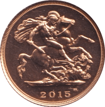 2015 GOLD HALF SOVEREIGN ( BU ) - HALF SOVEREIGN - Cambridgeshire Coins